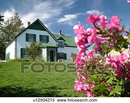 Stock Photography -  Prince Edward Island, Canada, Queens County, Cavendish, Prince Edward Island National Park, Green Gables House, Anne of Green Gables, house. Fotosearch