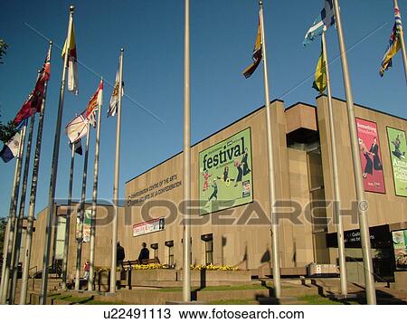Stock Image -  Prince Edward Island, Canada, Charlottetown, Queens County, Confederation Centre of the Arts. Fotosearch