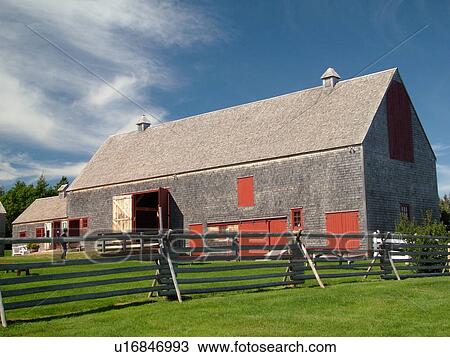 Prince Edward Island, Cavendish, Canada, Queens County, Prince Edward Island National Park, Green Gables House, Anne of Green Gables, barn View Large Photo Image Stock Image - Prince Edward Island, Cavendish, Canada, Queens County, Prince Edward Island National Park, Green Gables House, Anne of Green Gables, barn. Fotosearch