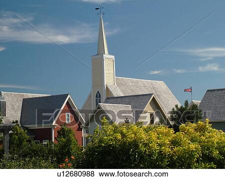 Prince Edward Island, Cavendish, Canada, Queens County, Avonlea Village of Anne of Green Gables, church View Large Photo Image Stock Photo - Prince Edward Island, Cavendish, Canada, Queens County, Avonlea Village of Anne of Green Gables, church. Fotosearch
