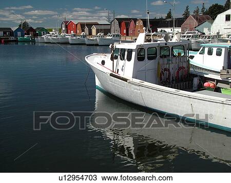 Prince Edward Island, Malpeque, Canada, Prince County, Gulf of Saint Lawrence, fishing village, harbor, fishing boats, marina View Large Photo Image Stock Image - Prince Edward Island, Malpeque, Canada, Prince County, Gulf of Saint Lawrence, fishing village, harbor, fishing boats, marina. Fotosearch