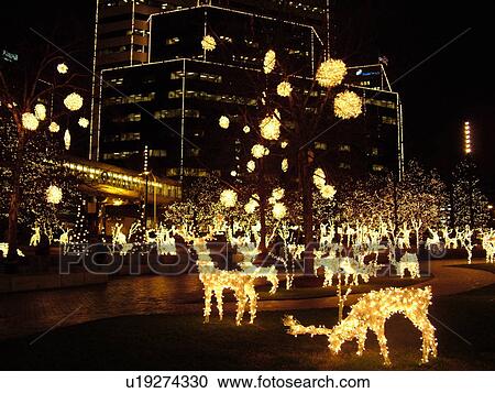 Richmond, VA, Virginia, downtown, Financial District, evenings