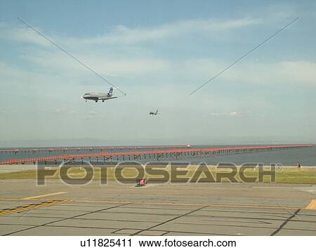 San Francisco, CA, California, San Francisco International airport, hub, planes landing, runway View Large Photo Image Stock Image - San Francisco, CA, California, San Francisco International airport, hub, planes landing, runway. Fotosearch