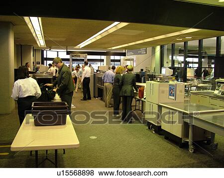 San Francisco, CA, California, San Francisco International airport, hub, interior, Airport Security View Large Photo Image Stock Photo - San Francisco, CA, California, San Francisco International airport, hub, interior, Airport Security. Fotosearch
