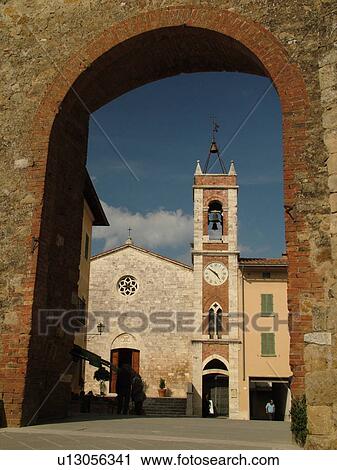 San Quirico d'Orcia, Tuscany, Italy, Toscana, Europe, Entrance gate to the small town of San Quirico d'Orcia. View Large Photo Image Stock Image - San Quirico d'Orcia, Tuscany, Italy, Toscana, Europe, Entrance gate to the small town of San Quirico d'Orcia.. Fotosearch