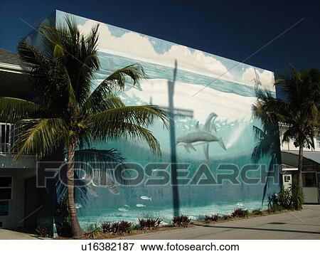 Sarasota, FL, Florida, City Island, MOTE Aquarium, Anne & Alfred Goldstein Marine Mammal Center, wall mural View Large Photo Image Stock Photo - Sarasota, FL, Florida, City Island, MOTE Aquarium, Anne & Alfred Goldstein Marine Mammal Center, wall mural. Fotosearch
