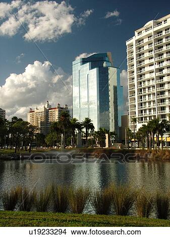Picture -  Sarasota, FL, Florida, downtown, skyline. Fotosearch