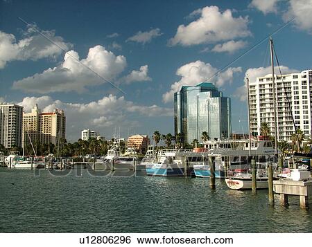 Sarasota, FL, Florida, Sarasota Bay, marina View Large Photo Image Stock Photograph - Sarasota, FL, Florida, Sarasota Bay, marina. Fotosearch