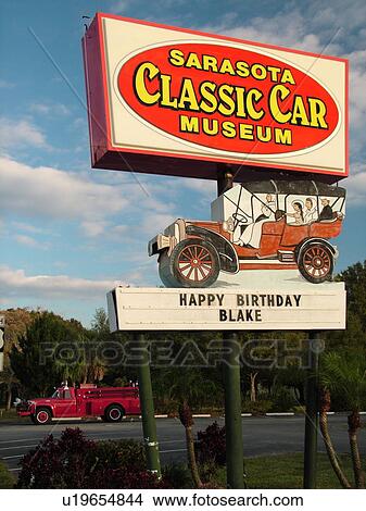 Sarasota, FL, Florida, Sarasota Classic Car Museum, sign View Large Photo Image Picture - Sarasota, FL, Florida, Sarasota Classic Car Museum, sign. Fotosearch