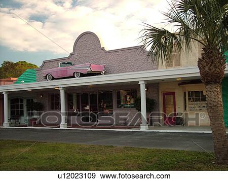Stock Photo -  Sarasota, FL, Florida, Sarasota Classic Car Museum. Fotosearch