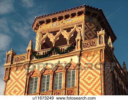 Sarasota, FL, Florida, The John and Mable Ringling Museum, Ca' d'Zan, Ringling's Winter Residence, ca. 1926 Venetian Palace, Tower View Large Photo Image Stock Photo -  Sarasota, FL, Florida, The John and Mable Ringling Museum, Ca' d'Zan, Ringling's Winter Residence, ca. 1926 Venetian Palace, Tower. Fotosearch