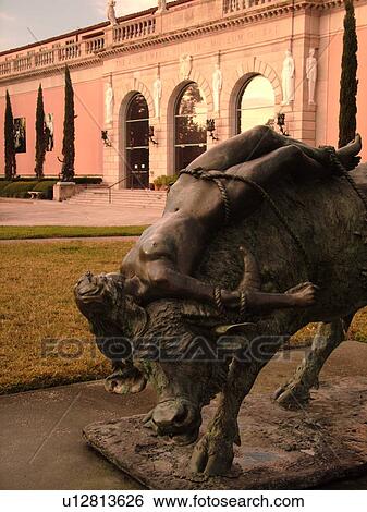 Stock Photograph -  Sarasota, FL, Florida, The John and Mable Ringling Museum, Museum of Art, sculpture. Fotosearch