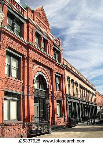 Savannah, GA, Georgia, 1886 Savannah Cotton Exchange Building, Freemasons' Hall View Large Photo Image Stock Photography - Savannah, GA, Georgia, 1886 Savannah Cotton Exchange Building, Freemasons' Hall. Fotosearch