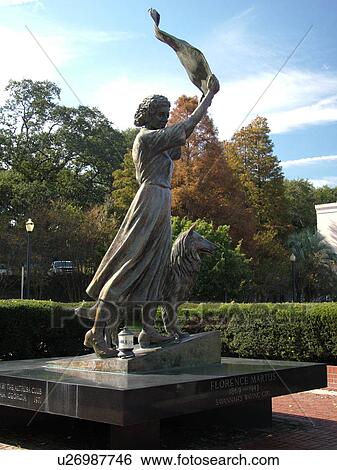 Savannah, GA, Georgia, River Street, Waving Girl statue View Large Photo Image Stock Photograph - Savannah, GA, Georgia, River Street, Waving Girl statue. Fotosearch