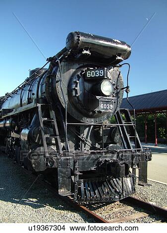 Picture -  Scranton, PA, Pennsylvania, Steamtown National Historic Site, railroad, steam locomotive. Fotosearch