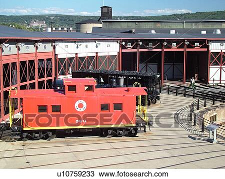 Scranton, PA, Pennsylvania, Steamtown National Historic Site, railroad, turntable, roundhouse, caboose View Large Photo Image Stock Image - Scranton, PA, Pennsylvania, Steamtown National Historic Site, railroad, turntable, roundhouse, caboose. Fotosearch