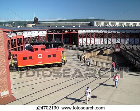 Scranton, PA, Pennsylvania, Steamtown National Historic Site, railroad, turntable, roundhouse, caboose View Large Photo Image Stock Image - Scranton, PA, Pennsylvania, Steamtown National Historic Site, railroad, turntable, roundhouse, caboose. Fotosearch