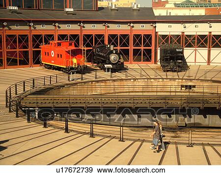 Scranton, PA, Pennsylvania, Steamtown National Historic Site, railroad, turntable, roundhouse, caboose, steam locomotive, coal car View Large Photo Image Stock Photo - Scranton, PA, Pennsylvania, Steamtown National Historic Site, railroad, turntable, roundhouse, caboose, steam locomotive, coal car. Fotosearch