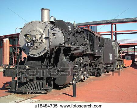 Stock Photography -  Scranton, PA, Pennsylvania, Steamtown National Historic Site, railroad, steam locomotive. Fotosearch