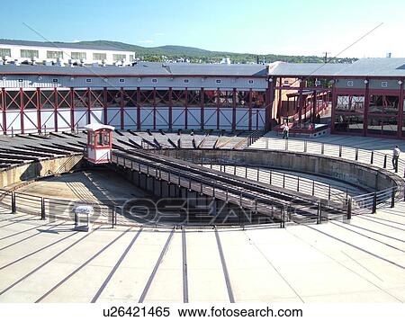 Scranton, PA, Pennsylvania, Steamtown National Historic Site, railroad, turntable, roundhouse View Large Photo Image Stock Photography - Scranton, PA, Pennsylvania, Steamtown National Historic Site, railroad, turntable, roundhouse. Fotosearch