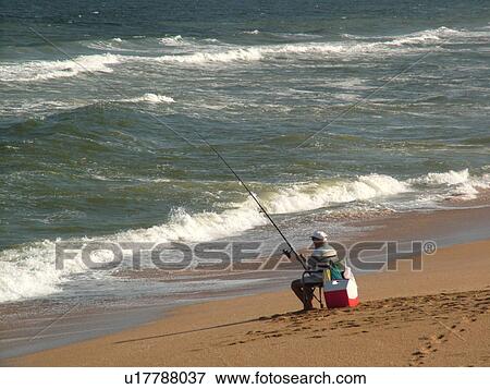 Picture Of South Ponte Vedra Beach Fl Florida Guana Tolomato South Ponte Vedra Beach Fl Florida Guana Tolomato Matazas National Estuarine Research Reserve Man Fishing On The