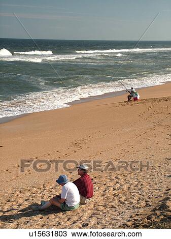 South Ponte Vedra Beach, FL, Florida, Guana-Tolomato-Matazas National Estuarine Research Reserve, people relaxing and fishing on the beach View Large Photo Image Stock Image - South Ponte Vedra Beach, FL, Florida, Guana-Tolomato-Matazas National Estuarine Research Reserve, people relaxing and fishing on the beach. Fotosearch