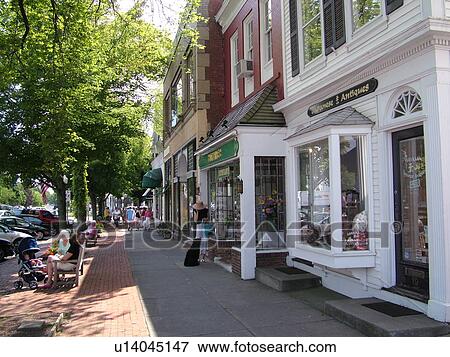 Southampton, NY, New York, Long Island, Historical Downtown Southampton View Large Photo Image Stock Photo - Southampton, NY, New York, Long Island, Historical Downtown Southampton . Fotosearch