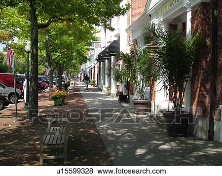 Southampton, NY, New York, Long Island, Historical Downtown Southampton View Large Photo Image Stock Photo - Southampton, NY, New York, Long Island, Historical Downtown Southampton . Fotosearch