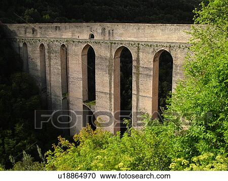 Spoleto, Italy, Umbria, Europe, Ponte delle Torri (Bridge of the Towers) in the medieval city of Spoleto. View Large Photo Image Stock Image - Spoleto, Italy, Umbria, Europe, Ponte delle Torri (Bridge of the Towers) in the medieval city of Spoleto.. Fotosearch