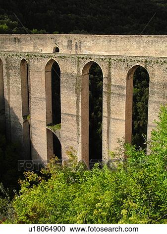 Spoleto, Umbria, Italy, Europe, Ponte delle Torri (Bridge of the Towers) in the medieval city of Spoleto. View Large Photo Image Stock Image - Spoleto, Umbria, Italy, Europe, Ponte delle Torri (Bridge of the Towers) in the medieval city of Spoleto.. Fotosearch