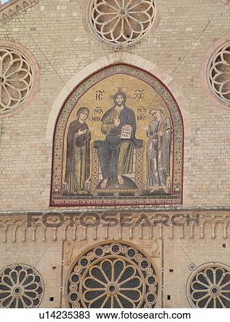 Spoleto, Umbria, Italy, Europe, The Romanesque fatade on the cathedral in the medieval city of Spoleto. View Large Photo Image Stock Image - Spoleto, Umbria, Italy, Europe, The Romanesque fatade on the cathedral in the medieval city of Spoleto.. Fotosearch