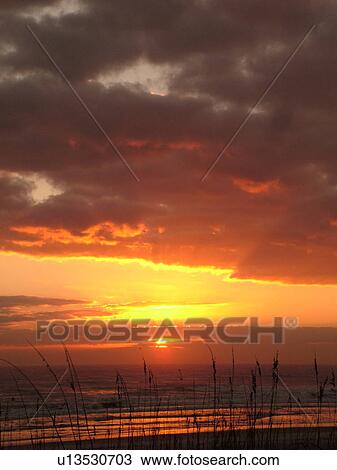 St. Augustine, FL, Florida, Anastasia Island, Anastasia State Park, Atlantic Ocean, beach at sunrise View Large Photo Image Stock Image - St. Augustine, FL, Florida, Anastasia Island, Anastasia State Park, Atlantic Ocean, beach at sunrise. Fotosearch