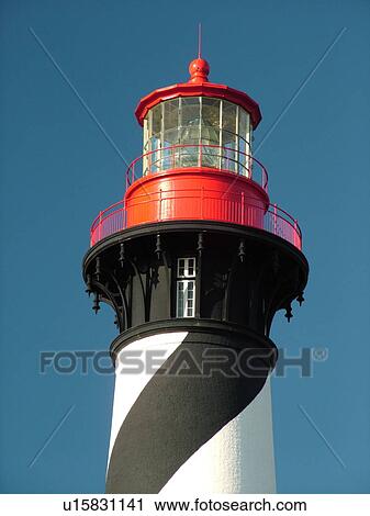 St. Augustine, FL, Florida, Anastasia Island, Atlantic Ocean, The St. Augustine Lighthouse and Museum, site of Florida's first lighthouse View Large Photo Image Stock Image - St. Augustine, FL, Florida, Anastasia Island, Atlantic Ocean, The St. Augustine Lighthouse and Museum, site of Florida's first lighthouse. Fotosearch