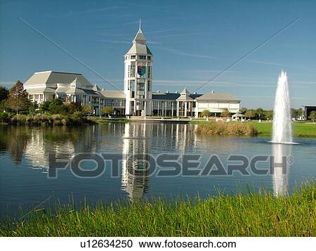 St. Augustine, FL, Florida, Golf Hall of Fame, World Golf Village, Kelly Lake, St. Johns County Cradle of Golf View Large Photo Image Stock Image - St. Augustine, FL, Florida, Golf Hall of Fame, World Golf Village, Kelly Lake, St. Johns County Cradle of Golf. Fotosearch