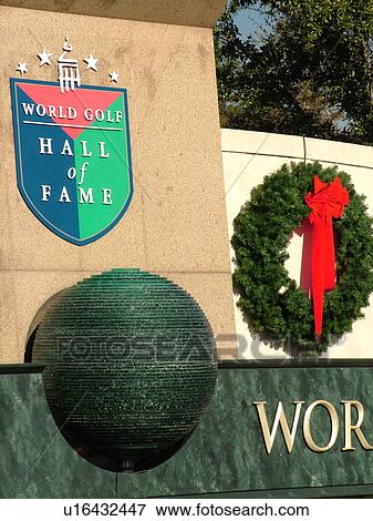 St. Augustine, FL, Florida, Golf Hall of Fame, World Golf Village, entrance, St. Johns County Cradle of Golf View Large Photo Image Stock Photo - St. Augustine, FL, Florida, Golf Hall of Fame, World Golf Village, entrance, St. Johns County Cradle of Golf. Fotosearch