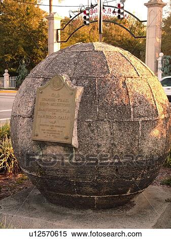 St. Augustine, FL, Florida, Old Spanish Trail, Milestone-Zero, St. Augustine, FL to San Diego, CA View Large Photo Image Stock Photography - St. Augustine, FL, Florida, Old Spanish Trail, Milestone-Zero, St. Augustine, FL to San Diego, CA. Fotosearch