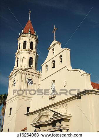 St. Augustine, FL, Florida, The Old City, Cathedral Place, Cathedral Basilica of St. Augustine View Large Photo Image Stock Image - St. Augustine, FL, Florida, The Old City, Cathedral Place, Cathedral Basilica of St. Augustine. Fotosearch