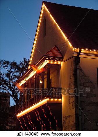 St. Augustine, FL, Florida, The Old City, Government House Museum, Visitor Information Center, decorated for the Christmas Holiday in the evenings, Walking Mall View Large Photo Image Stock Image - St. Augustine, FL, Florida, The Old City, Government House Museum, Visitor Information Center, decorated for the Christmas Holiday in the evenings, Walking Mall. Fotosearch