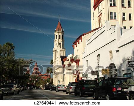 St. Augustine, FL, Florida, The Old City, Cathedral Place View Large Photo Image Stock Image - St. Augustine, FL, Florida, The Old City, Cathedral Place. Fotosearch