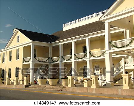 Stock Photo -  St. Augustine, FL, Florida, The Old city, St. Francis Barracks along Marine Street. Fotosearch