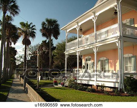 St. Augustine, FL, Florida, The Old city, Bayfront Wescott House Inn, Bed and Breakfast View Large Photo Image Stock Photo - St. Augustine, FL, Florida, The Old city, Bayfront Wescott House Inn, Bed and Breakfast. Fotosearch