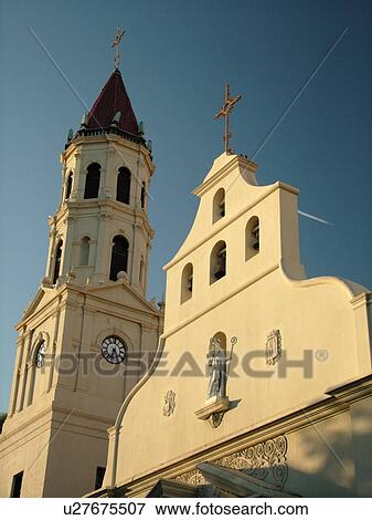 St. Augustine, FL, Florida, The Old City, Cathedral Basilica of St. Augustine View Large Photo Image Stock Photo - St. Augustine, FL, Florida, The Old City, Cathedral Basilica of St. Augustine. Fotosearch