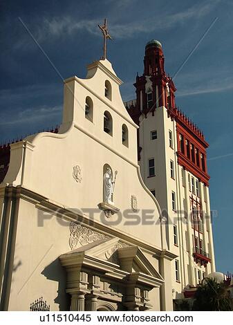 St. Augustine, FL, Florida, The Old City, Cathedral Basilica of St. Augustine View Large Photo Image Stock Photography - St. Augustine, FL, Florida, The Old City, Cathedral Basilica of St. Augustine. Fotosearch