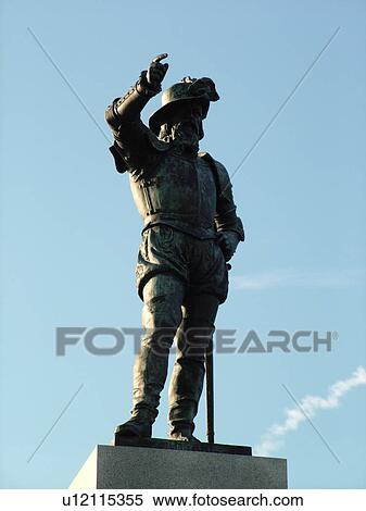 St. Augustine, FL, Florida, The Old city, Ponce de Leon Statue View Large Photo Image Stock Photography - St. Augustine, FL, Florida, The Old city, Ponce de Leon Statue. Fotosearch