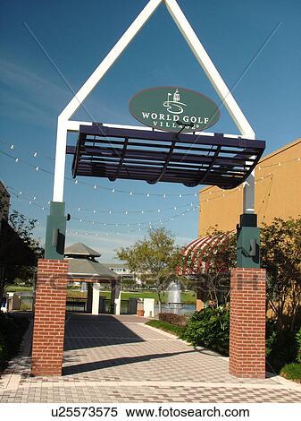 St. Augustine, FL, Florida, World Golf Village, Golf Hall of Fame, St. Johns County Cradle of Golf View Large Photo Image Stock Photography - St. Augustine, FL, Florida, World Golf Village, Golf Hall of Fame, St. Johns County Cradle of Golf. Fotosearch