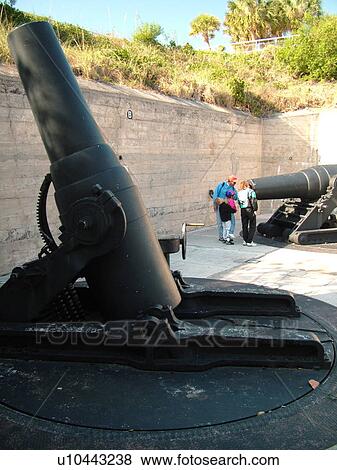 St. Petersburg, FL, Florida, Fort De Soto Park, Tampa Bay, Mullet Key, Gulf Coast Beaches, Fort Desoto, gun cannons View Large Photo Image Stock Photo - St. Petersburg, FL, Florida, Fort De Soto Park, Tampa Bay, Mullet Key, Gulf Coast Beaches, Fort Desoto, gun cannons. Fotosearch