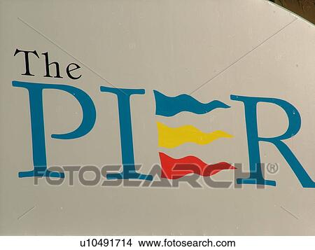 St. Petersburg, FL, Florida, Tampa Bay, The Pier, sign View Large Photo Image Picture - St. Petersburg, FL, Florida, Tampa Bay, The Pier, sign. Fotosearch