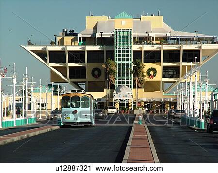 St. Petersburg, FL, Florida, Tampa Bay, The Pier, upside-down Pyramid, Inverted five-story pyramidal structure, trolley View Large Photo Image Stock Image - St. Petersburg, FL, Florida, Tampa Bay, The Pier, upside-down Pyramid, Inverted five-story pyramidal structure, trolley. Fotosearch