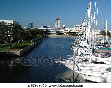 St. Petersburg, FL, Florida, Tampa Bay, Bayboro harbors, Harborage Marina View Large Photo Image Stock Photo - St. Petersburg, FL, Florida, Tampa Bay, Bayboro harbors, Harborage Marina. Fotosearch