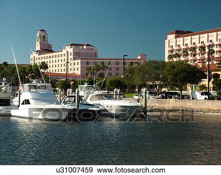 St. Petersburg, FL, Florida, Tampa Bay, Renaissance Vinoy Resort Marina, North Yacht Basin View Large Photo Image Stock Photo - St. Petersburg, FL, Florida, Tampa Bay, Renaissance Vinoy Resort Marina, North Yacht Basin. Fotosearch